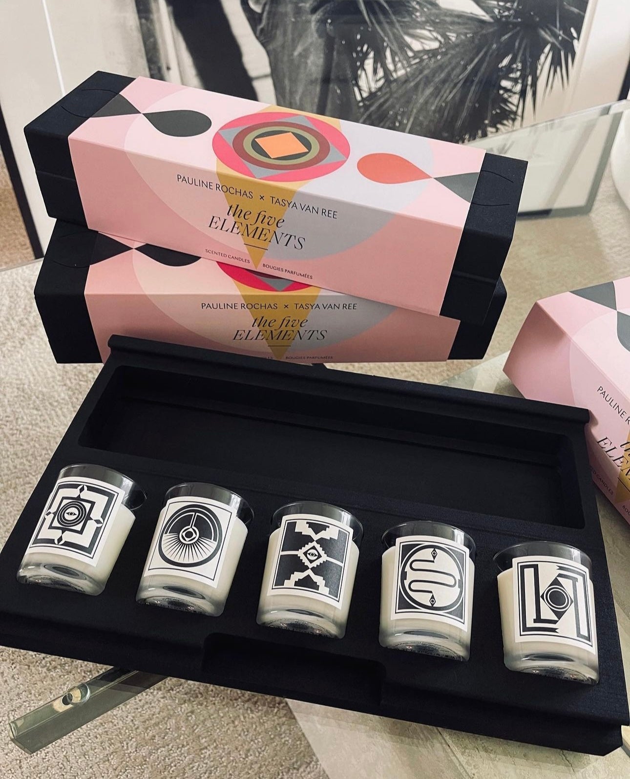 The Five Elements Travel Candle Set